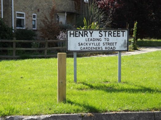 image of henry street sign