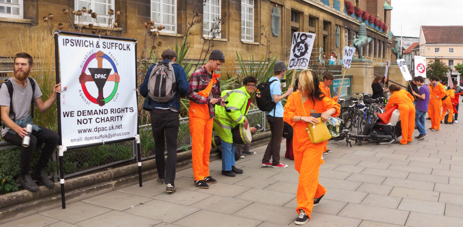 image of a group of people protesting