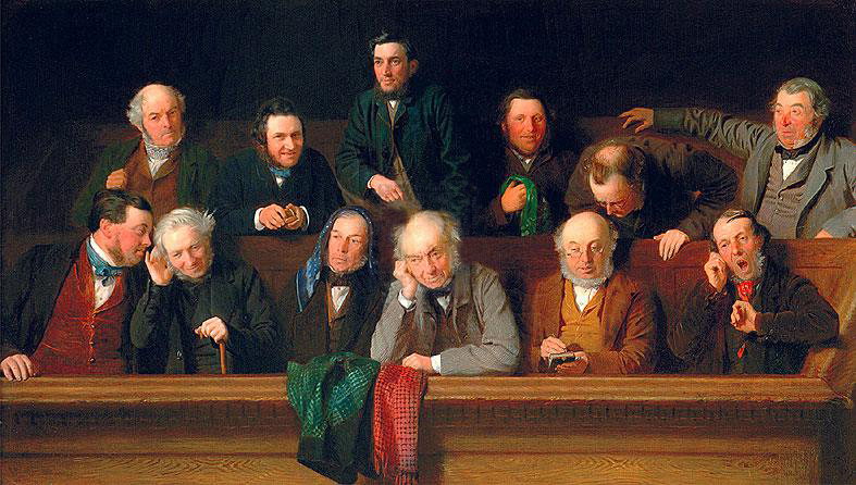 old image of a jury