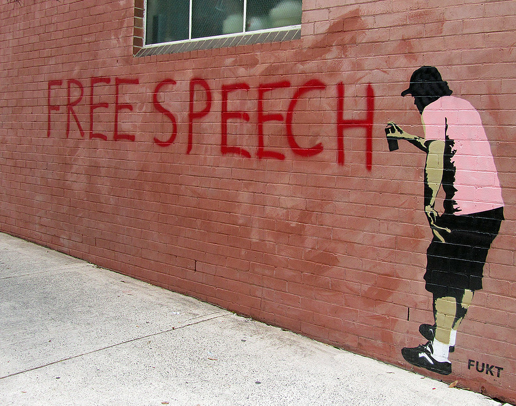 free speech graffiti